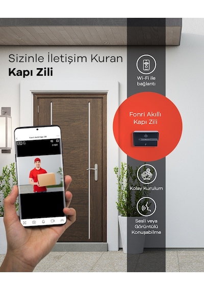 Fonri Akıllı Kapı Zili Wifi