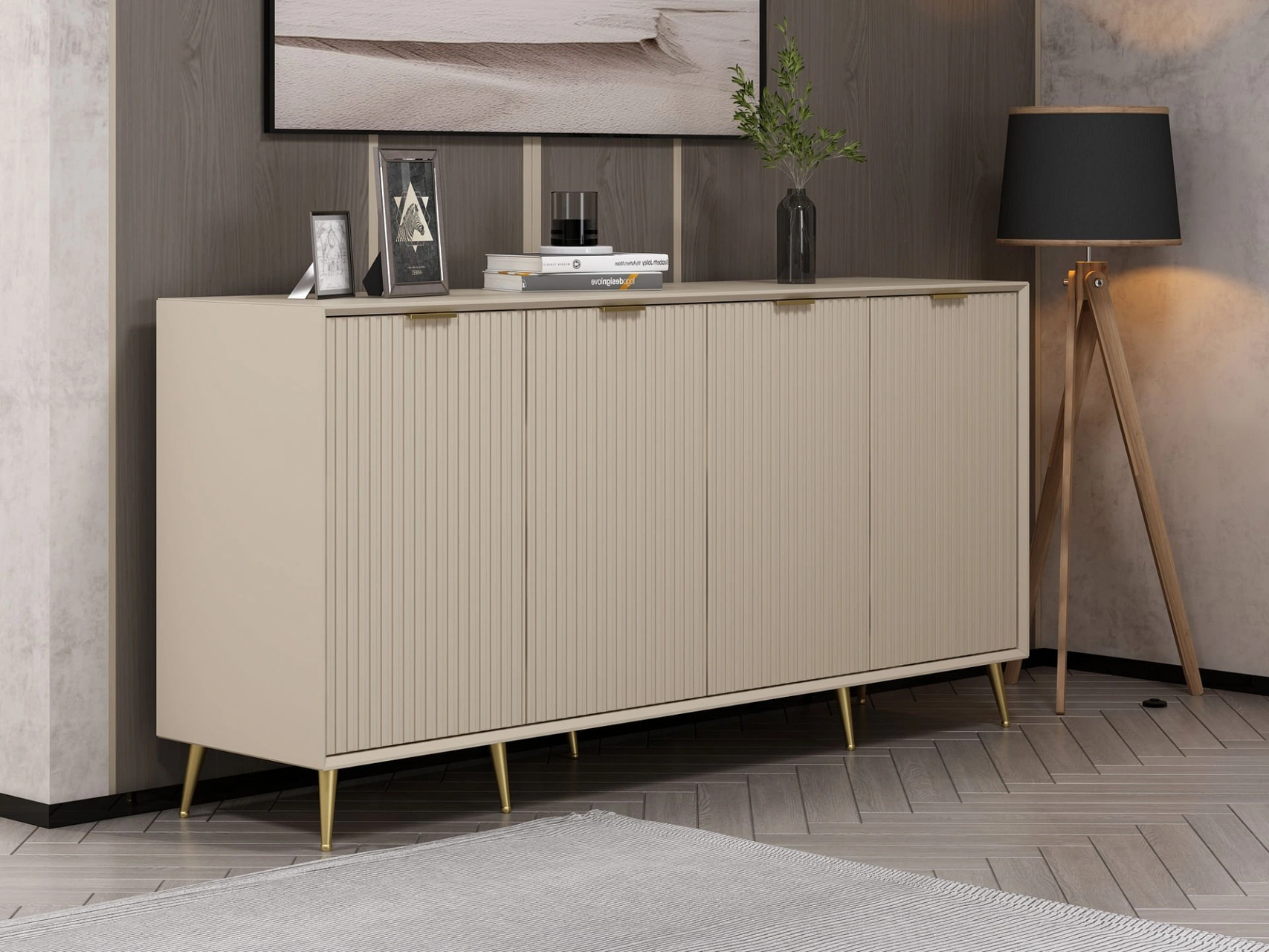 Kale Luxe Konsol 180cm - Kumtaşı Bej