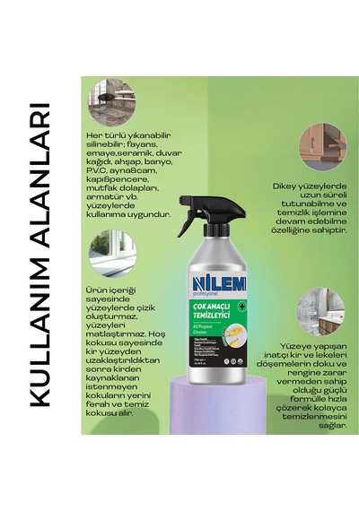 Nilem Profesyonel Çok Amaçlı Temizleyici 750 ML