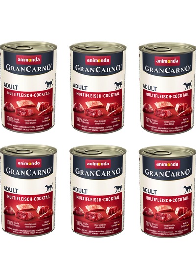 Animonda Gran Carno Karışık Etli Köpek Konserve 400 G X 6 Adet