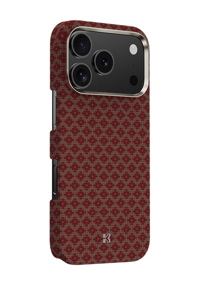 Apple Uyumlu iPhone 17 Pro Max Kılıf M-safe Şarj Özellikli Armorair Armorgrid Serisi Kevlar Turuncu Turuncu