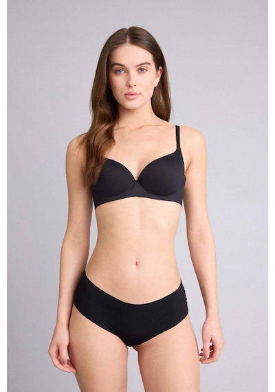 Defacto Micro Kaplı Yarım Dolgulu Balensiz Tişört Bra G9518ax26smbk81 Siyah-bk81