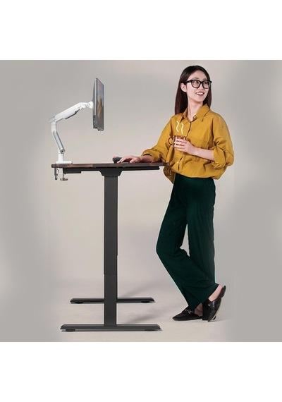 Adorn İstanbul - Yüksekliği Ayarlanabilir Ergonomik Bilgisayar & Çalışma Masası - Tek Motor Beyaz