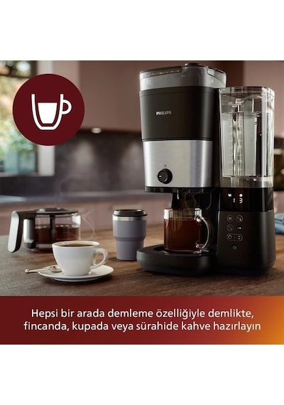 Philips HD7900/01 All-In-1 Brew Öğütücülü Filtre Kahve Makinesi
