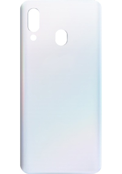 Teknonet Samsung Galaxy A40 Uyumlu Batarya Kapağı - Beyaz Beyaz