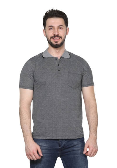 Kzctekstil Erkek Baba Ve Orta Yaş Penye Tişört Yakalı Cepli Jakarlı Desenli Kumaş Klasik Kesim Gri Kzctekstil Erkek Baba Ve Orta Yaş Penye Tişört Yakalı Cepli Jakarlı Desenli Kumaş Klasik Kesim Gri