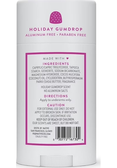 Native Holiday Gumdrop Alüminyumsuz Stick Deodorant 75gr