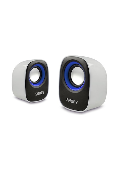 Snopy Sn-120 Beyaz-Mavi Usb Mini Hoparlör