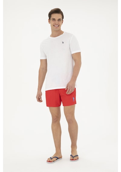 U.s. Polo Assn. Erkek Kırmızı Deniz Şortu 50282927-vr030 Kırmızı