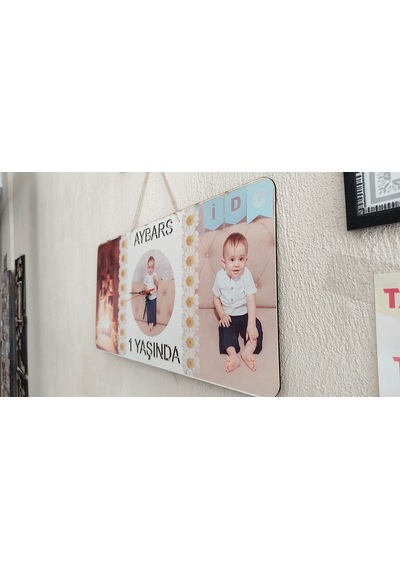 Kara Bilişim Baskılı ve Yazılı Saat 63x29,7CM Ölçüler Ahşap
