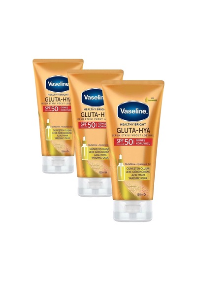 Tr Gluta-hya Serum Etkili Vücut Losyonu Güneş Koruyucu 150 Mililitre 3 Paketi