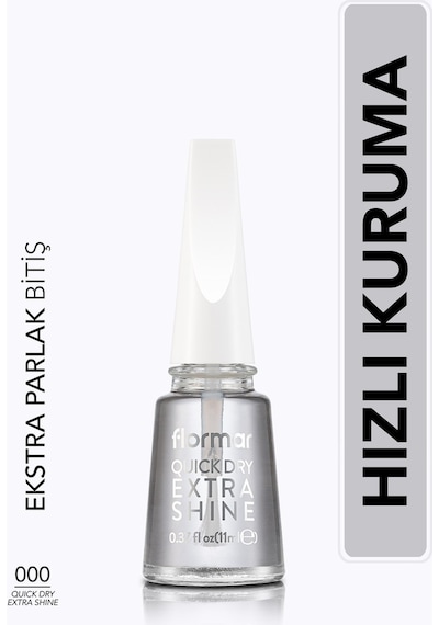 Flormar Tırnak Bakımı - Quick Dry Extra Shine Redesign 000 8690604560547 35000026