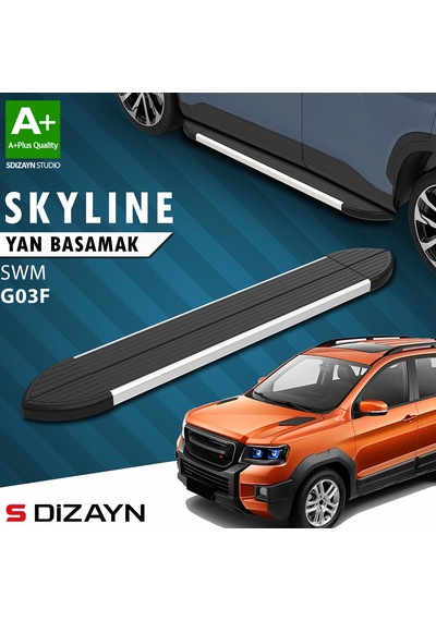 S-dizayn Swm G03f Skyline Aluminyum Yan Basamak 193 Cm 2023 Üzeri A+ Kalite