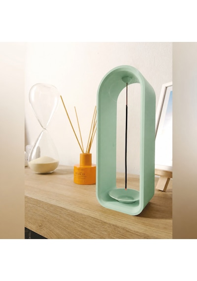 3d Baskı The Shrine Tütsülük - Modern Kemer Formlu Tütsü Tutucu-mint