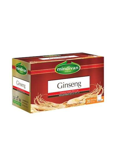 Mindivan Ginseng Karışık Bitki Süzen Poşet Çay 20'li