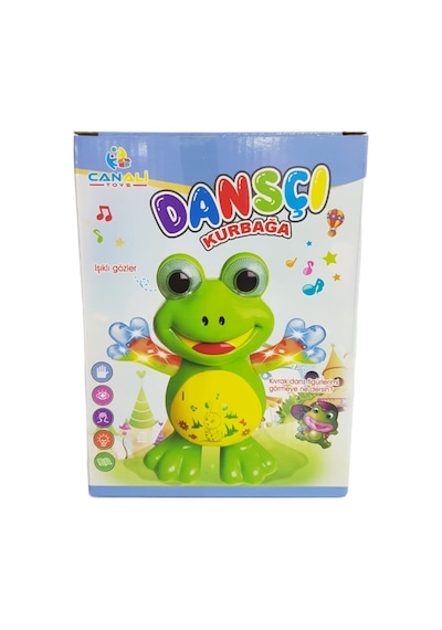 Oyuncak Sevimli Pilli Danscı Kurbağa Müzikli Işıklı