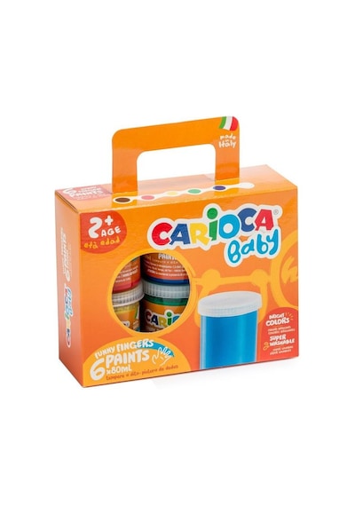 Carioca Baby Parmak Boya Ve Carioca Baby Marker 2 Adet Boyama Seti