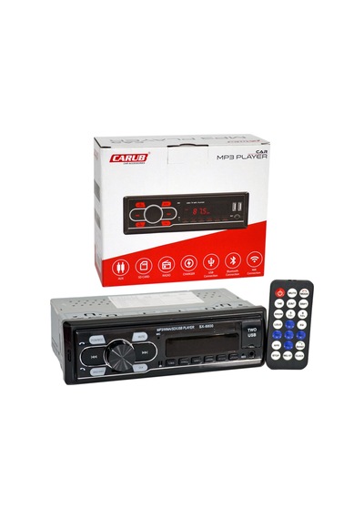 Carub Oto Teyp Mp3 Çalar Bluetooth+2 Usb+sd Kırmızı Işıklı 60wx4 Sx-8800 Br2749951