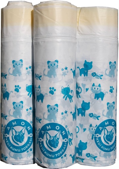 Amon Ultra Güçlü Kedi Kumu Torbası 85 x 50 CM 3'lü