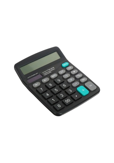 Geniş Lcd Ekranlı 12 Haneli Masaüstü Hesap Makinesi Çok Renkli
