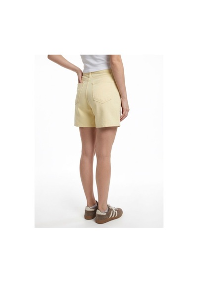 Regular Fit Kadın Şort Light Yellow