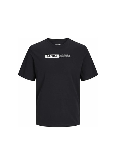 Jack & Jones Plus Tişört Plus Logolu Tişört Black