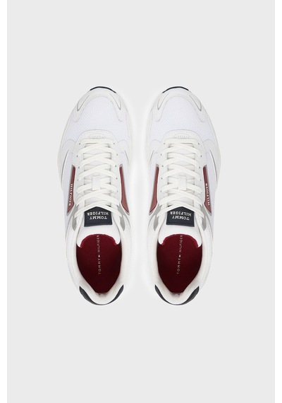Tommy Hilfiger Logolu Sneaker Ayakkabı Erkek Ayakkabı Fm0fm05833 Ybs Beyaz