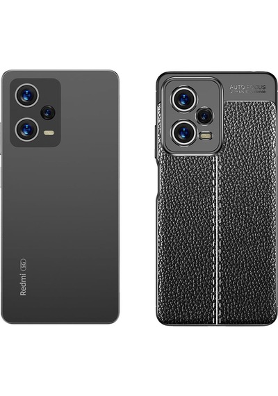 Xiaomi Redmi Note 12 5g Kılıf Deri Tarzı Niss Silikon Case Kapak