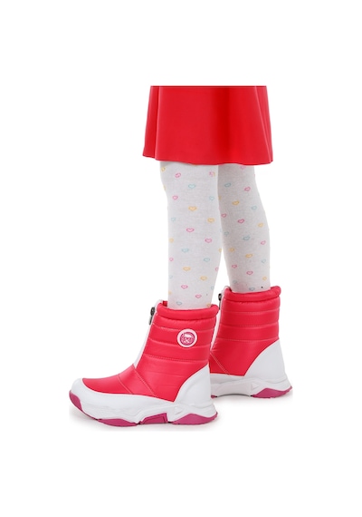 Kiko Kids Sumo Fermuarlı Kız Çocuk Kar Botu Fuşya - Pembe Fuşya - Pembe