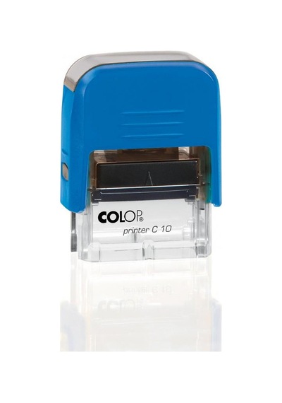 Colop Prınter C10 Mavi Kasa Siyah Keçe - 10 x 27 MM