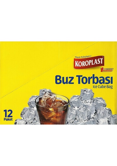 Koroplast Buz Torbası 12'li 196 Buz Küpü