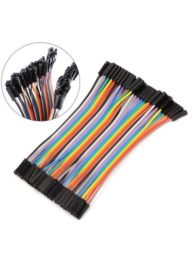 10cm 40 Pin Dişi Dişi Dupont Kablo Breadboard Jumper