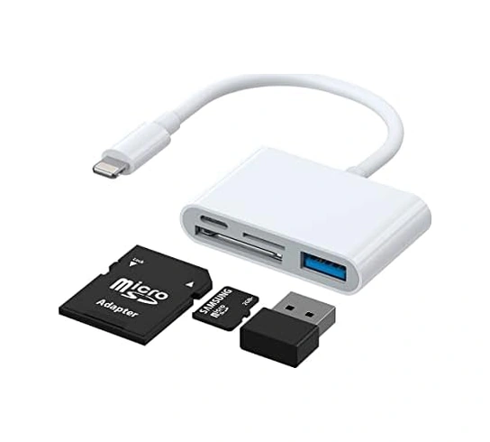 S-h142 Lightning - Usb Otg Kart Okuyucu 4 İn 1
