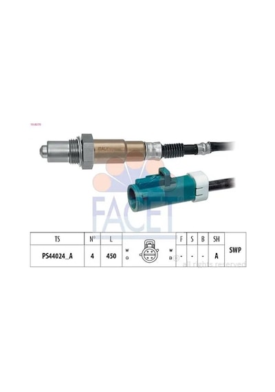 Volvo S80 Oksijen Sensoru 2.0t 2010-2011 Facet 108270