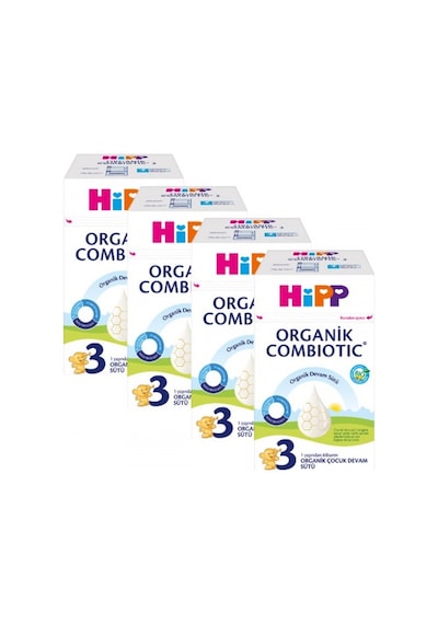 Hipp Organik Combiotic 3 Devam Sütü 600 G 4 Adet