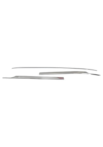 Vw Passat B8 Krom Arka Tampon Alt Çıtası 3 Parça 2015-2019 P.çelik