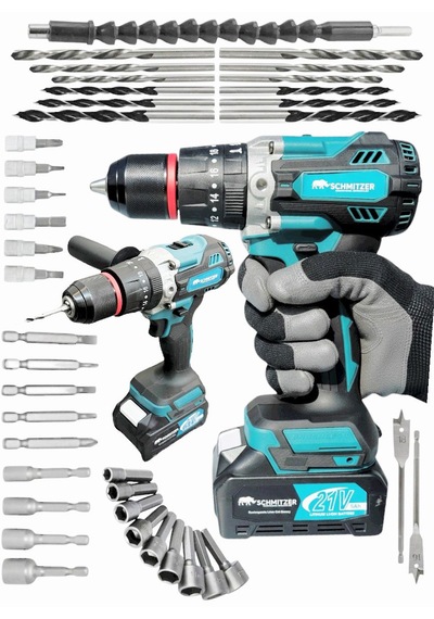 Schmıtzer 6lıset-tu Set Pro 21v 43 Parça Şarjlı Hilti Matkap Somun Sökme Taşlama Dekupaj Dairesel Testere