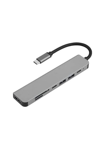 Nekuba Apple Macbook Pro Huawei İle Uyumlu Type C To 4k Hdmı + Usb 3.0 + Sd/tf + Pd + Type-c, Taşınab Sku: Smg8690010138736