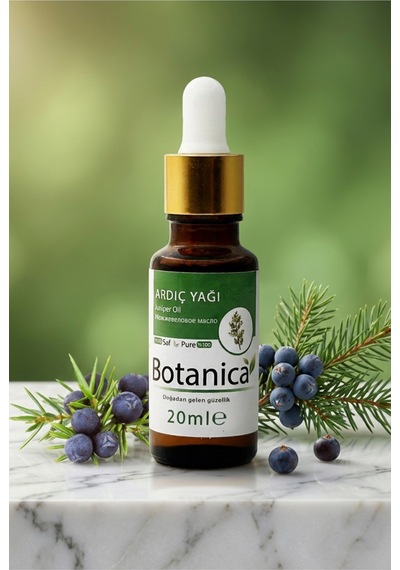 Botanica %100 Saf Ardıç Yağı Selülit Karşıtı Cilt Bakımı Doğal Bitkisel Uçucu Arındırıcı 20 Ml 20 ML