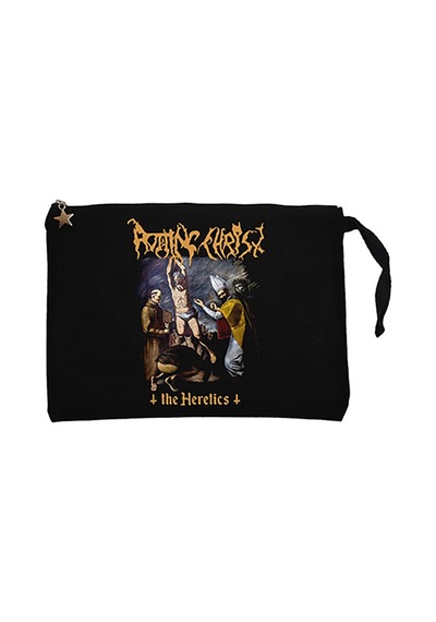 Rotting Christ The Heretics Siyah Clutch Cüzdan / El Çantası Siyah