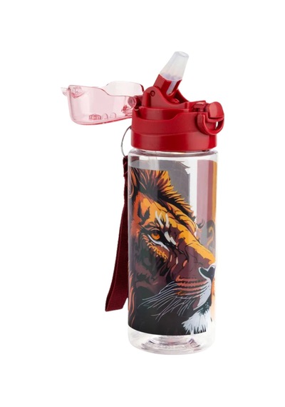 Galatasaray Lisanslı Aslan Baskılı Beslenme Çantası Ve 500 Ml Suluk Sarı - Kırmızı