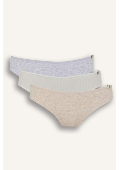 DeFacto Ribana 3'lü Askılı Brief Külot-Fall in Love D6404AX25SPBG588 DeFacto Ribana 3'lü Askılı Brief Külot-Fall in Love D6404AX25SPBG588