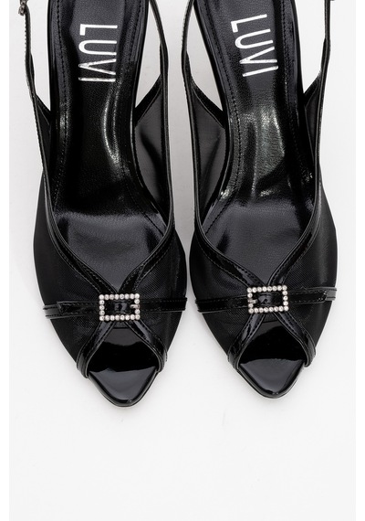 Luvishoes Luvi Shoes Elyse Siyah Rugan Fileli Kadın Yüksek Topuklu Abiye Ayakkabı Siyah Rugan Luvishoes Luvi Shoes Elyse Siyah Rugan Fileli Kadın Yüksek Topuklu Abiye Ayakkabı Siyah Rugan