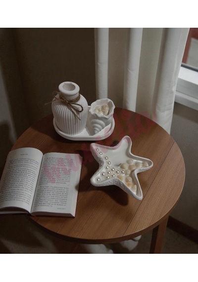 Mumelia Deniz Esintisi - Doğal Soya Mum Hediye Kutusu .