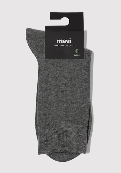 Mavi - Gri Soket Çorap 0911908-24674 Gri