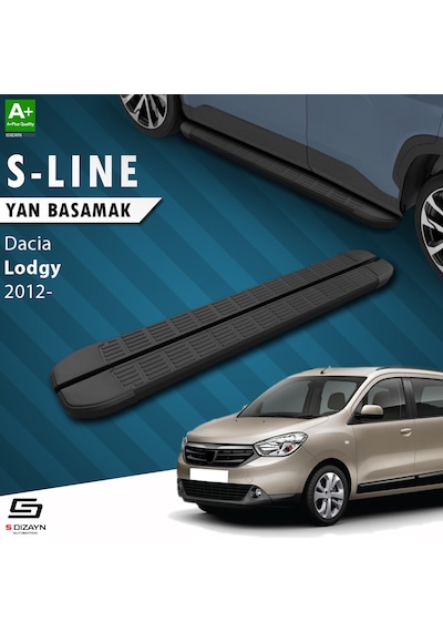 S-Dizayn Dacia Lodgy S-Line Siyah Yan Basamak 203 Cm 2012 Üzeri