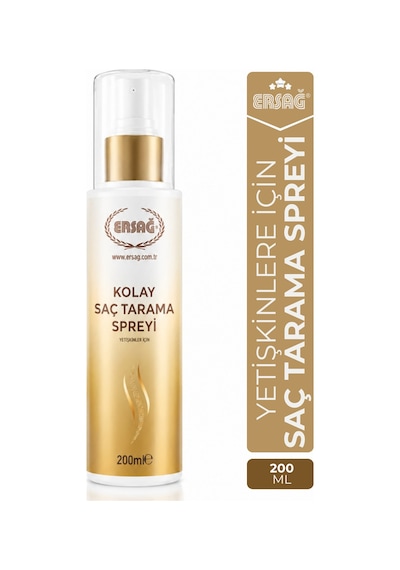 Ersağ Yetişkinler İçin Kolay Saç Tarama Spreyi  200 ML