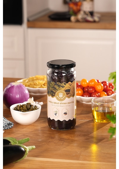 Yağlı Sele Gemlik Siyah Zeytin 300 Gr