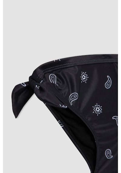 Defacto Kız Çocuk Desenli Bikini Takımı C0368A824SMBK27 Siyah
