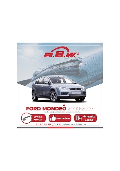 Rbw Ford Mondeo 2000-2007 Ön Muz Silecek Takımı